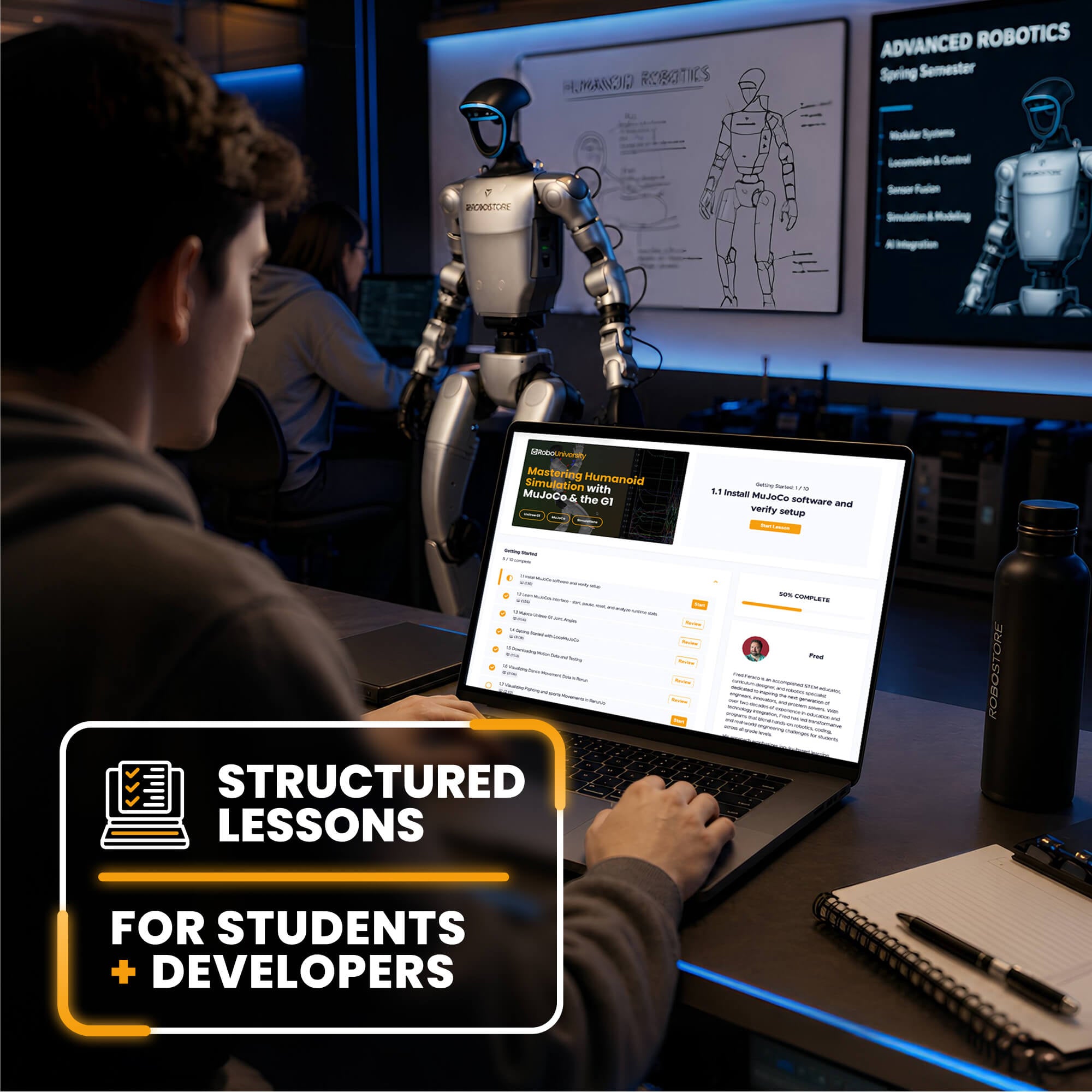 RoboUniversity Access for Education, STEM, and Development | Unitree Robotics Curriculum Bundle - RoboStore