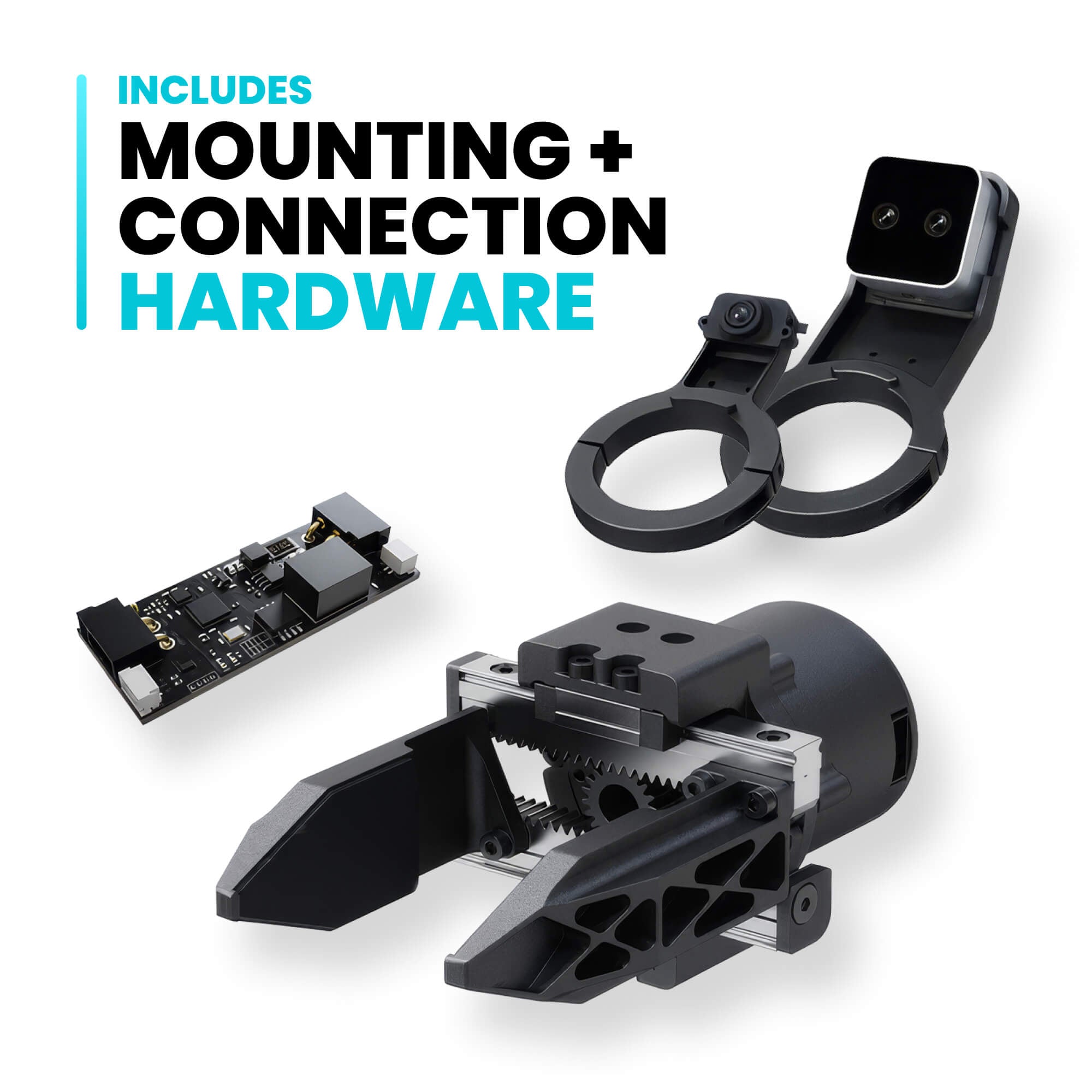 Unitree Dex1 - 1 V3 Ultimate Gripper with D405 Depth Sensor and RGB Camera - RoboStore