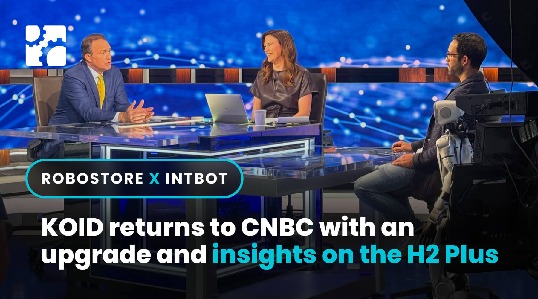 KOID Returns to CNBC with an Upgraded IntBot Head and Insights on Unitree's Newest H2 Plus Humanoid