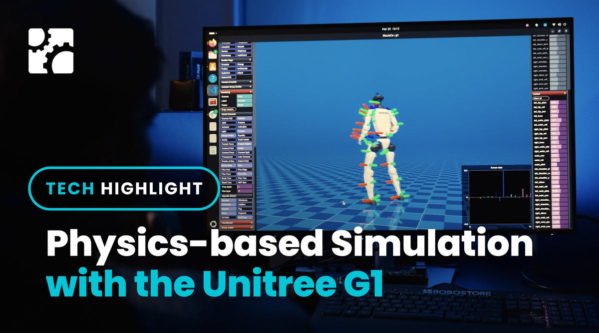 Training Robots in Simulation | MuJoCo + Unitree G1 – RoboStore