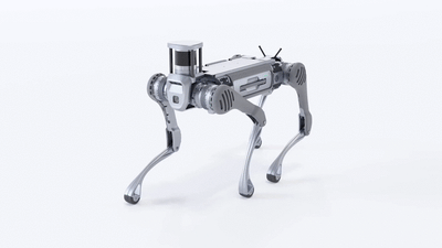 Unitree B2-W Industrial Quadruped Robotic Dog with LiDAR and Wheels