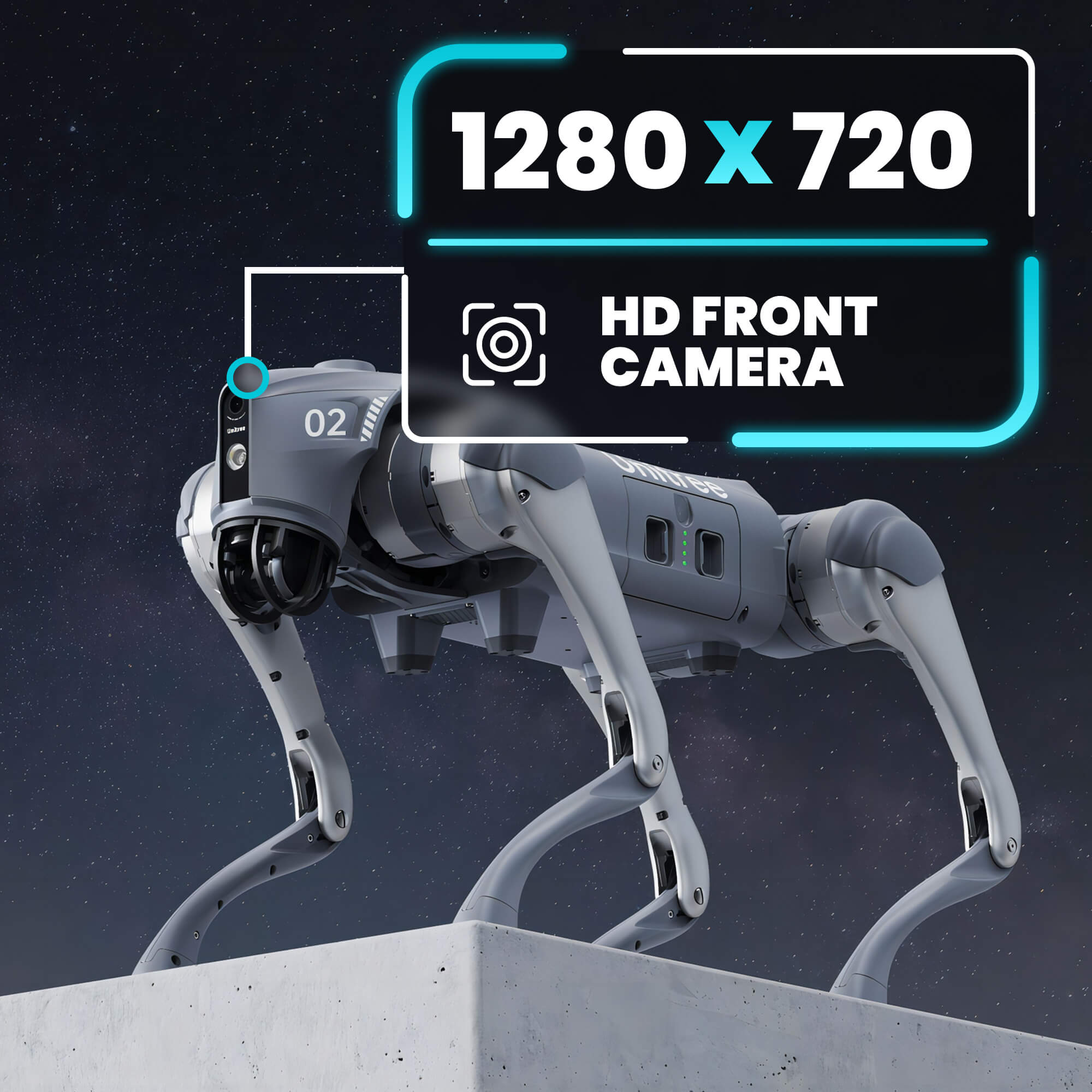 ロボット Unitree Go2-Air Robot Dog Unitree Go2 Air Smart Bionic Robot Dog — Ai Detection, Human