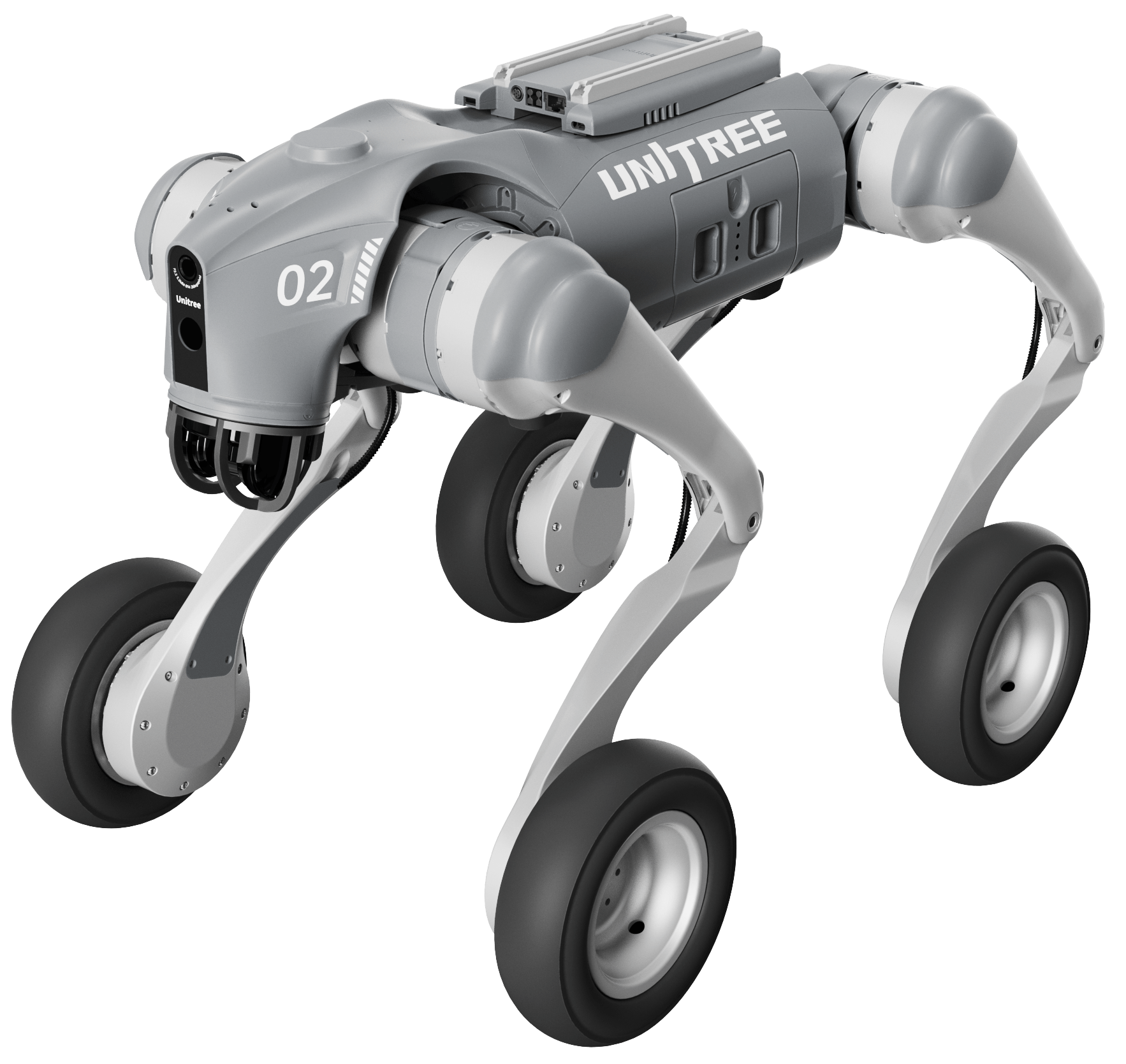 Unitree Go2 - W AI Quadruped Robot Dog with Wheels - RoboStore