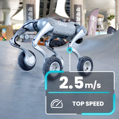 Unitree Go2 - W AI Quadruped Robot Dog with Wheels - RoboStore